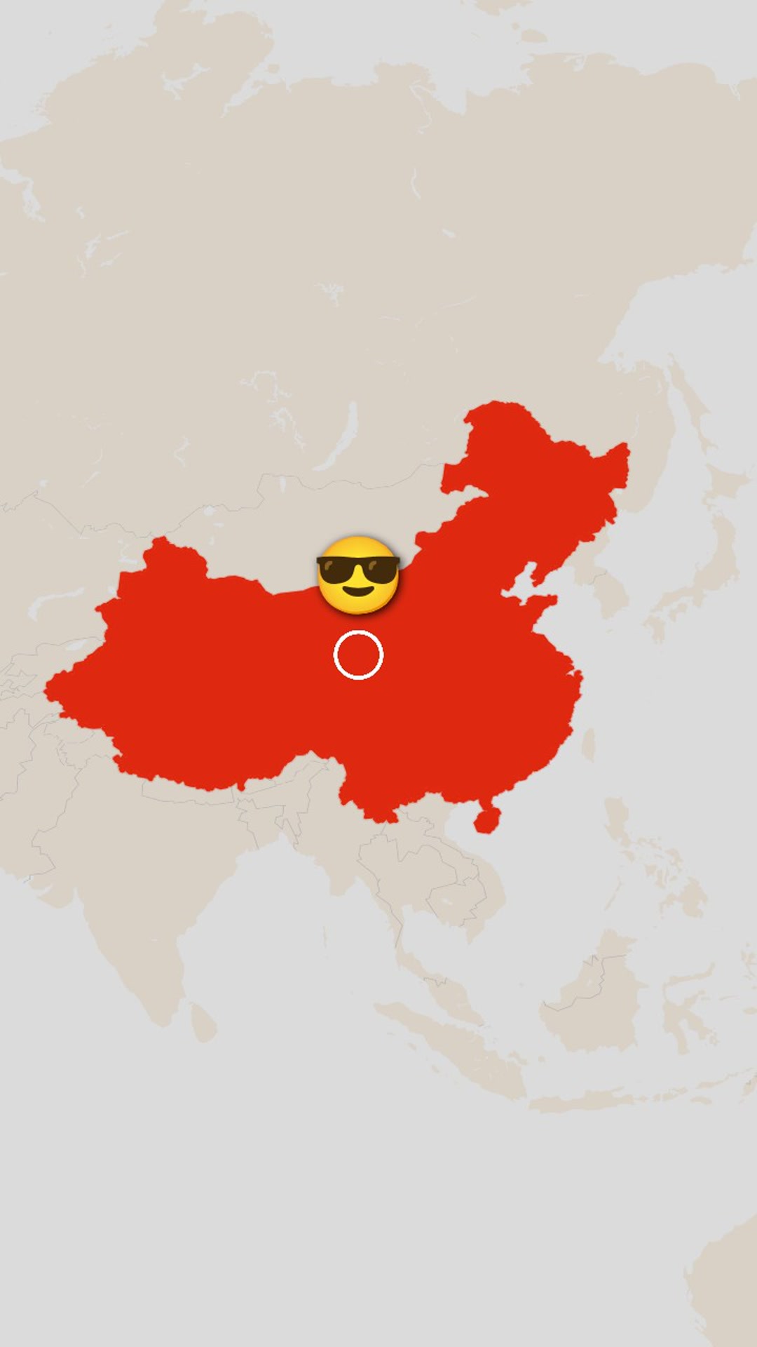 China & Iran Geopolitical Animation — Emoji Markers, Bomb Icons, and Radial Pulse Waves — AI map animation template