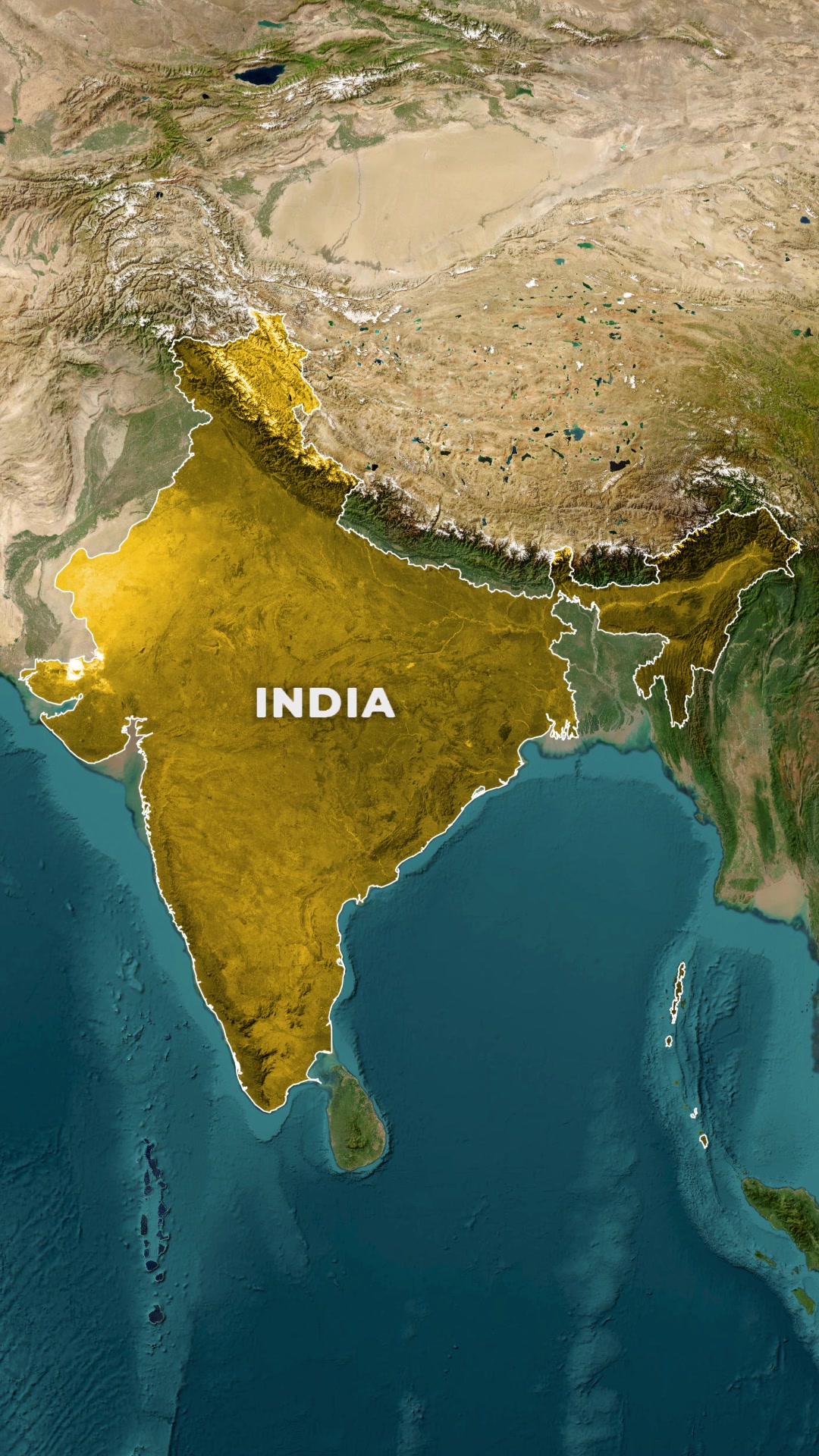 INDIA — AI map animation example