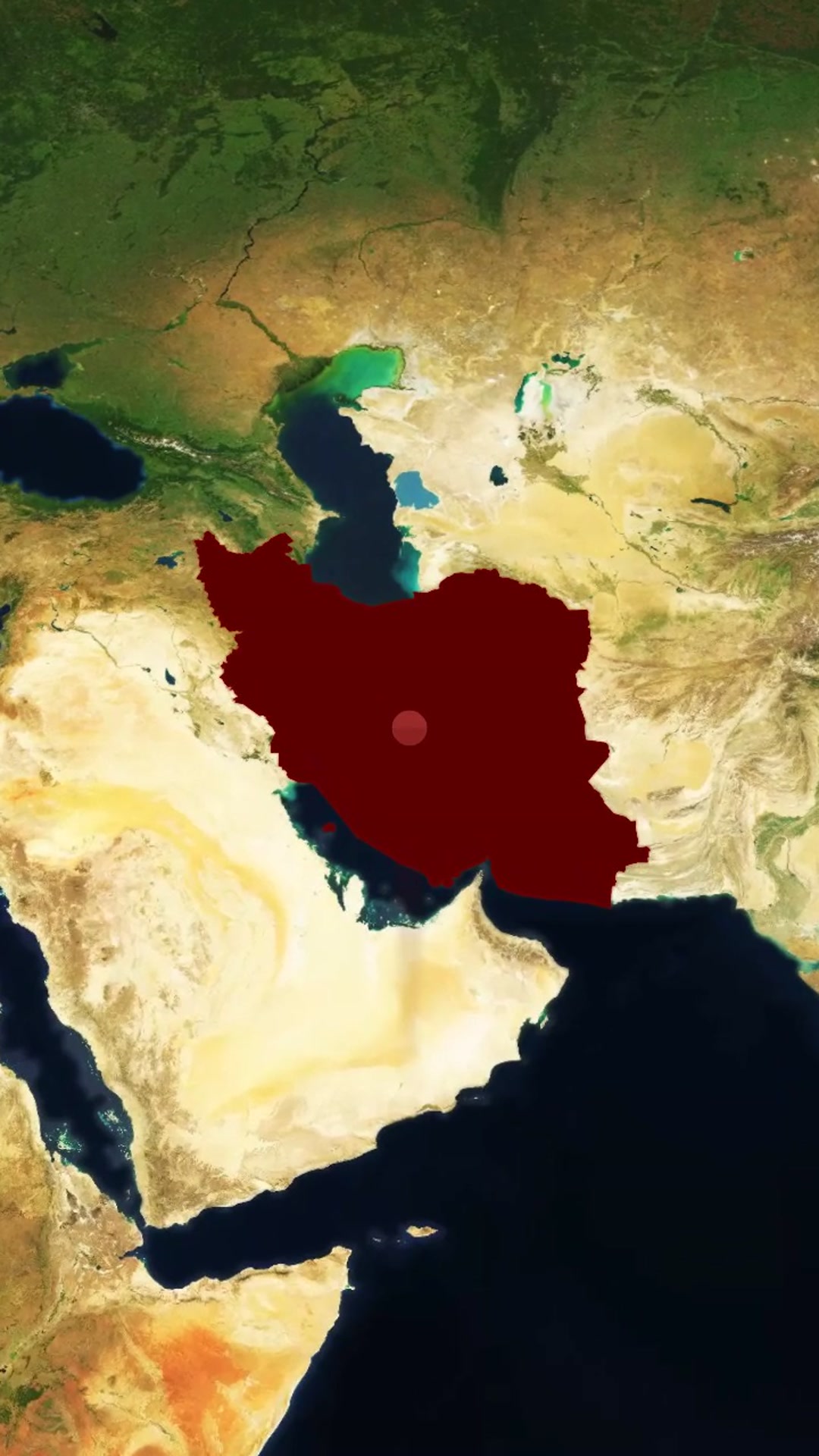 Cinematic Military Advance on Iran — Pulsing Red Glow with Tank Assault — AI map animation template