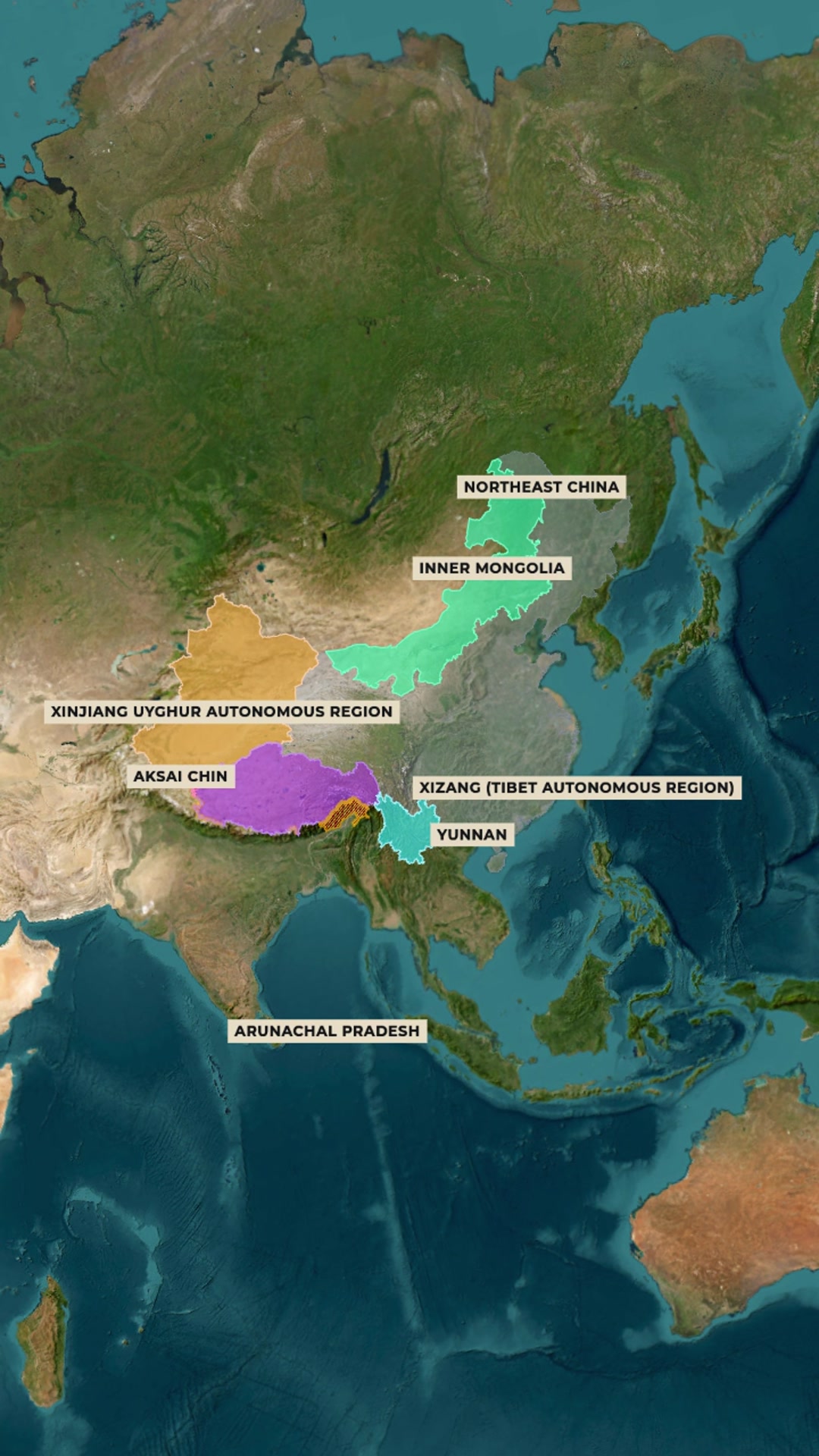 China — Expansion Over Time — AI map animation template